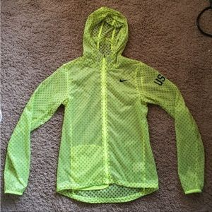 Nike USA Translucent Neon Windbreaker